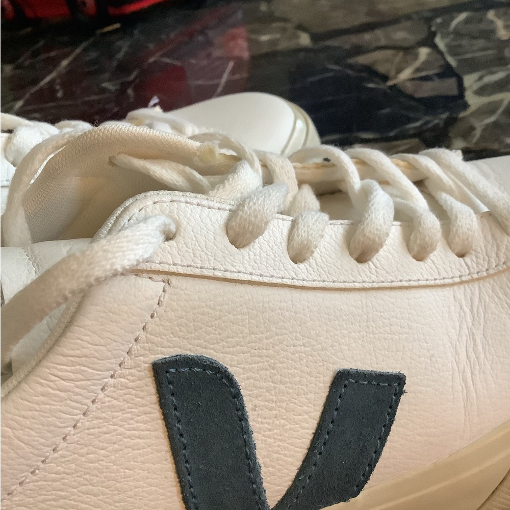 Vega campo white California leather men’s sneakers size 7 - Picture 8 of 11